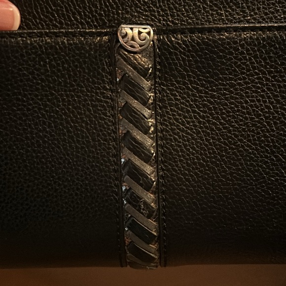 Brighton Black Crossbody Bag with Silver Accents - Picture 7 of 9